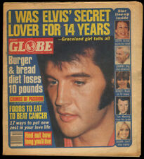 MIDNIGHT GLOBE tabloid 3/18 1980 Elvis Mindy Ted Kennedy Edith Bunker Carson picture