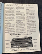 Rare Interface Age December 1976 with early historical Apple I Computer Print Ad picture