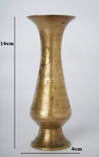 Vintage Beautiful Handmade And Hand Engraved Brass Flower Vase picture
