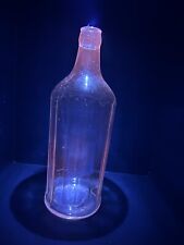 Vintage Large HJ Heinz Co Clear Glass #184 Bottle, Has Orange Candium Glow picture
