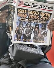 KISS 2023 End of the Road Tour Final Show New York Post Newspaper 8x10 Photo picture