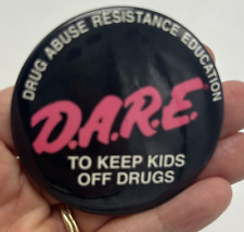 Vintage 1990s DARE To Keep Kids Off Drugs Pin Badge 2