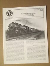 Great Northern Goat Reference Sheet 217 The 1924 Oriental Limited picture