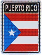 Puerto Rico 3 x 4 Inch Decal AK F4D6O picture