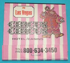 Circus Circus Las Vegas/Reno NV Vintage 30-Strike Casino Matchbook Full Unstruck picture