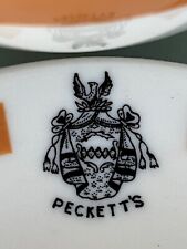 1950s Peckett’s Hotel Franconia NH Family crest 1st Ski School cream soup bowl picture