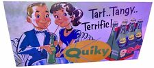 QUIKY SODA PAPER SIGN - VINTAGE STYLE ART - PRINT ON POSTER PAPER picture