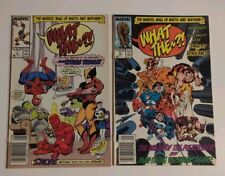 Marvel What The..? #1 And #6 1988 Comedy Spoof Comics Marvel Universe picture