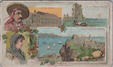 Arbuckle Coffee Victorian Trade Card c1890s~#22 Lisbon Portugal 6853ad picture