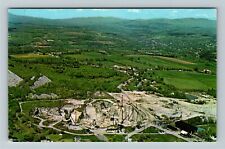 Barre VT-Vermont, The Wells Lamson Granite Quarry, Aerial View, Vintage Postcard picture