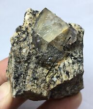 Fluorite Crystal with Aegirine included On granite- zagi mountains kp Pakistan picture