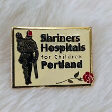Shriners Hospital for Children Portland Oregon Enamel Masonic Lapel Pin picture
