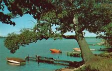 Postcard MI Coldwater Lake Michigan San Souci 1953 Chrome Vintage PC f8388 picture