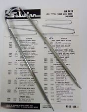 SCHWINN BICYCLE NOS SUPER DELUXE STINGRAY CHROME FRONT FENDER BRACE 1964-66 picture