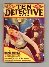 Ten Detective Aces Pulp Aug 1935 Vol. 24 #2 GD/VG 3.0 picture