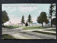 Vancouver Washington WA 1909 Fort Parade Grounds Antique Postcard Photo picture