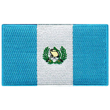 Guatemala National Country Flag Iron on Patch Embroidered Sew On International picture