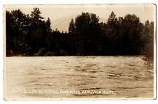 MT Montana Hamilton Bitter Root River Scene Ravalli County Postcard RPPC picture