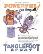 Vintage Magazine Ad Ephemera - Tanglefoot Spray picture