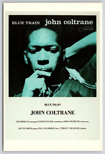 Blue Train John Coltrane Jazz Music Record Promotion Ad Postcard UNP 6x4 picture