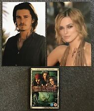 PIRATES OF THE CARIBBEAN,DEAD MANS CHEST,GENUINE HAND SIGNED PHOTOS, + C.O.A picture