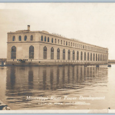 c1910s Keokuk IA Mississippi River Power Plant RPPC Hydroelectric Dam Steam A186 picture