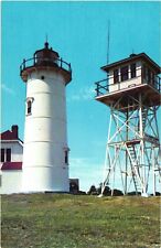 Chatham Light, One of Lighthouses Located On Cape Cod, Massachusetts Postcard picture