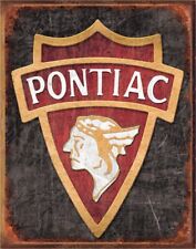 Pontiac Retro Vintage Style Tin Metal Sign Man Cave Garage Decor 12.5 X 16 picture