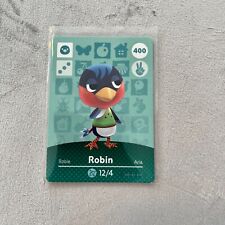 ROBIN #400 Animal Crossing Amiibo Authentic Nintendo Mint Card Series 4 picture