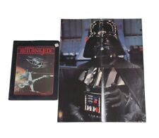 Vintage Star Wars ROTJ Darth Vader Poster And School Folder 1983 picture