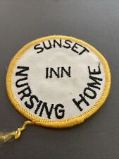 VTG SUNSET INN NURSING HOME Sew On Patch picture