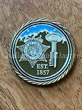 E93 Cache County Sheriff's Office Utah State Police Challenge Coin picture