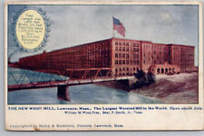 Postcard MA New Wood Mill Lawrence Massachusetts picture
