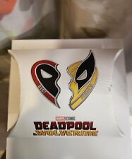 Deadpool and Wolverine Best Friends 2 Enamel Pin Set Dave & Buster's NIB picture