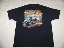 Harley-Davidson Black T-Shirt - Tel Aviv Israel - Size 2XL (See Measurements) picture