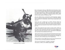 WALTER STARCK SIGNED 8X10 (D) PSA DNA AC42361 WWII ACE 6V picture