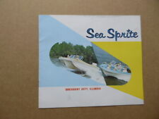 1971 Sea Sprite Boat Company Catalog Crescent City, Illinois Vintage Original  picture