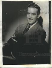 1938 Press Photo Ray Heatherton, stage, radio, baritone picture