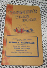 Vintage FARMER'S YEAR BOOK - 1966/67 - HUNTINGDON PA - Farm Machinery/Paving picture