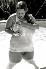 1960s Photo Print Big Breasts Curvy Blonde Model Karen Brown Art KB12 picture