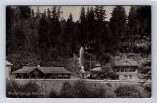 Shasta Springs CA-California, Scenic View Of Town Area, Vintage Postcard picture
