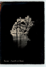 RPPC Postcard - Trieste - Castello di Duino - Duino Castle at Night - Italy picture