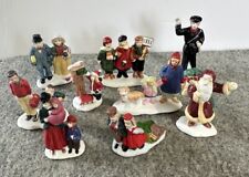 Lot Of 8 Vtg Christmas Small Figurines Village Display Philippines picture
