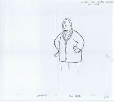 Simpsons Dr. Hibbert 2005 Original Art w/COA Animation Production Pencils C4 picture