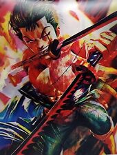 3d Holographic Lenticular - One Piece Luffy, Zoro POSTER 🔥 🔥 🔥  picture