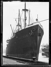 S.S. Neckar in port at Sydney Harbour, NSW, 30 January 1932 Australia Old Photo picture