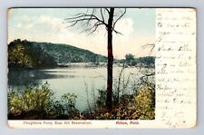 Milton MA-Massachusetts, Pond, Blue Hill Reservation, Vintage c1906 Postcard picture