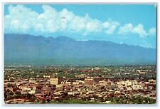 1956 Aerial View Of Tucson Seen From A Mountain Tucson Arizona AZ Postcard picture