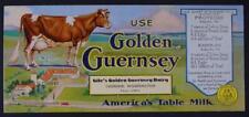 1931 Golden Guernsey Giles G G Dairy Chinook Washington Ink Blotter Unused C343 picture