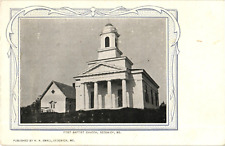 First Baptist Church Sedgwick ME Undivided Postcard c1905 picture